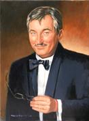 18" x 24" oil on canvas, Portrait of a Gentleman  by Claude Buckley