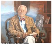 18" x 24" oil on canvas, Portrait of a Gentleman  by Claude Buckley