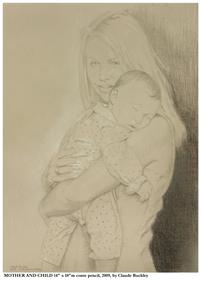 Charcoal drawing by Claude Buckley