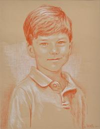 Drawing of a child by Claude Buckley