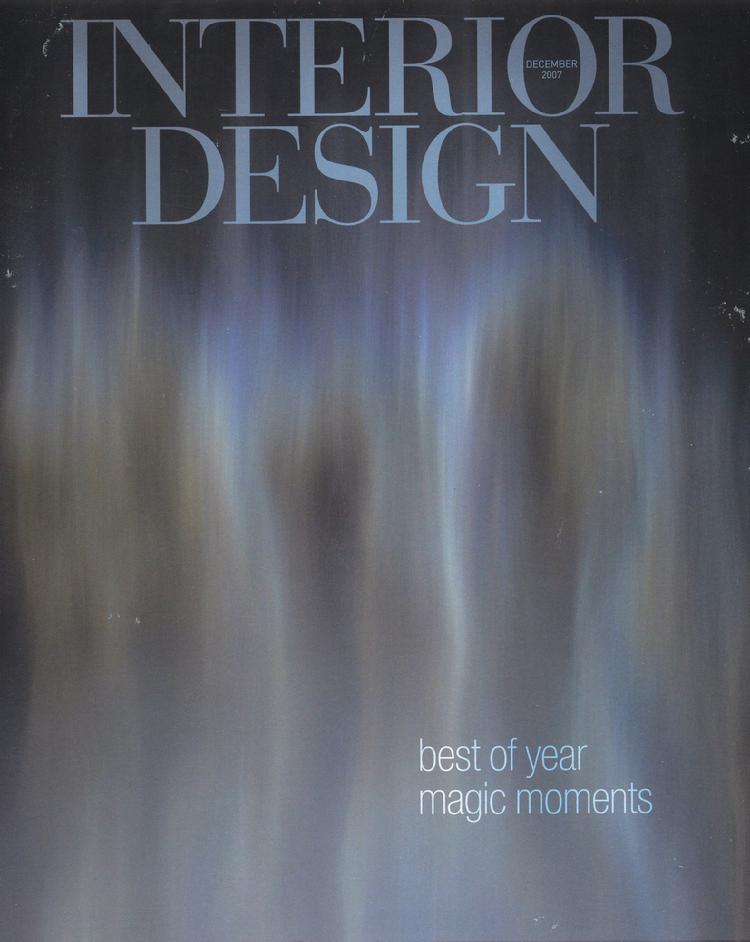 Interior Design magazine cover featuring Claude Buckley