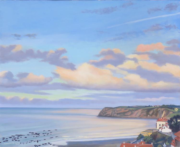 Photograph of a painting by Claude Buckley- Punto Miradorio 23.62 x 28.74 in (60 x 73 cm) oil on canvas 2016