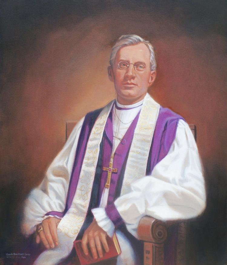oil portrait by Claude Buckley- Rt Rv John D. Bratton, The University of the South, Sewanee, TN