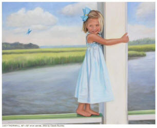 Oil Portrait by Claude Buckey